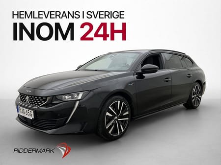 Peugeot 508 SW Hybrid 224hk Navi Kamera Döda-vinkel Carplay
