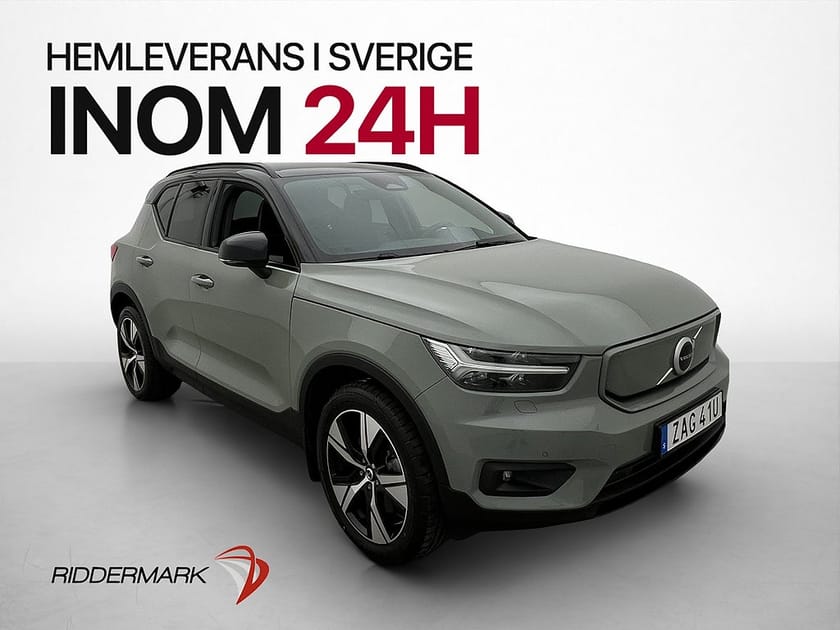 Bild 1 av Volvo XC40 P6 Recharge 231hk Plus Kamera Navi Värmepump CarPlay