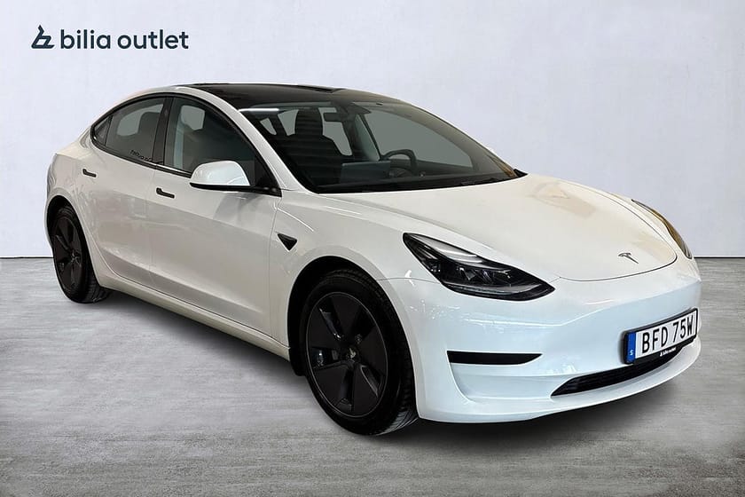 Bild 2 av Tesla Model 3 Standard Range Autopilot Skinn 360°kam Panoglas