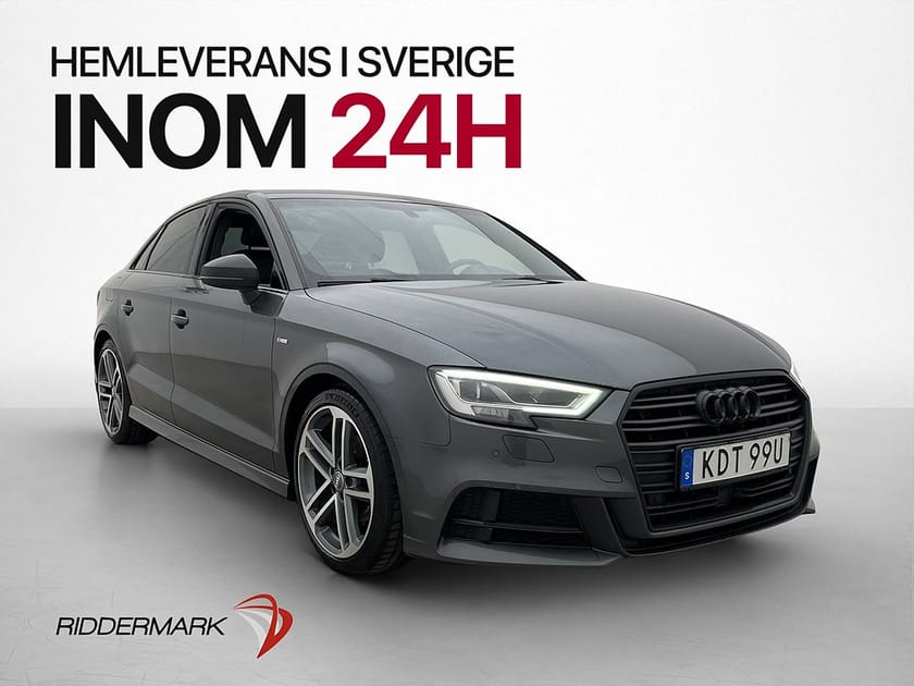 Bild 1 av Audi A3 Sedan 35 TFSI S-Line P-Värmare Kamera Halvskinn