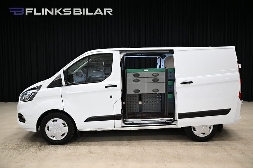 Bild 2 av Ford Transit Custom 300 130HK Automat|Inredd|Dubbeldörr|NyKamrem|EnÄgare