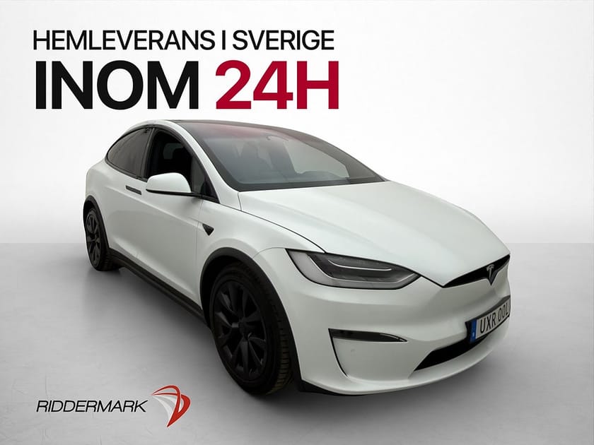 Bild 3 av Tesla Model X Plaid 6 Sits Dragkrok Yoke Autopilot