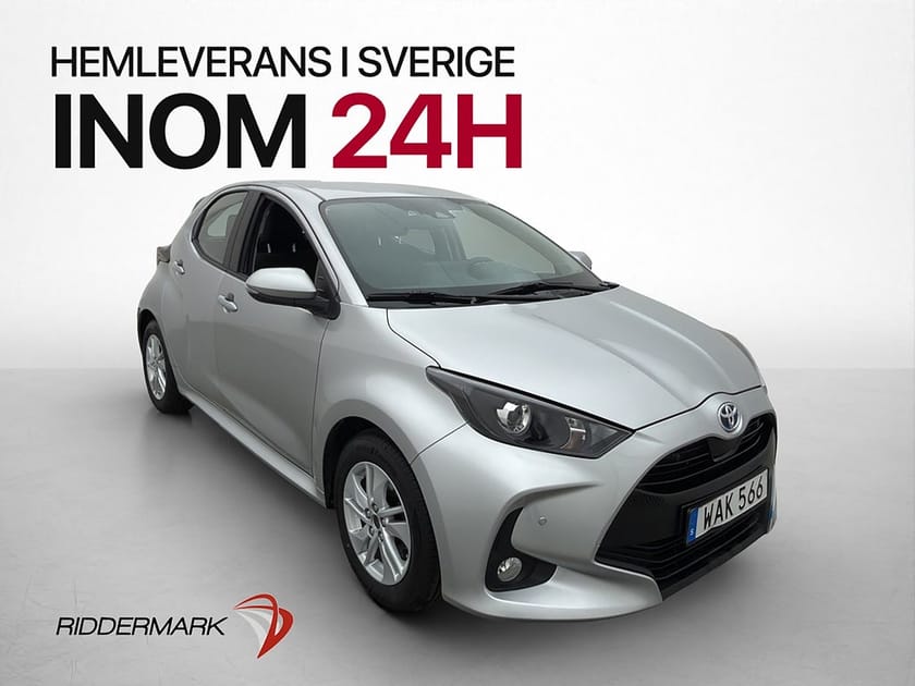 Bild 1 av Toyota Yaris Hybrid 116hk Kamera Rattvärme Moms En brukare