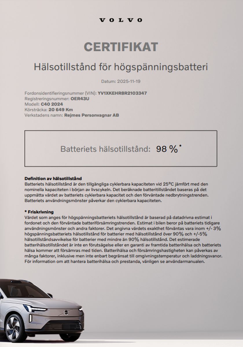 Bild 4 av Volvo C40 Recharge Single Motor Extended Range Plus | Dragkrok |