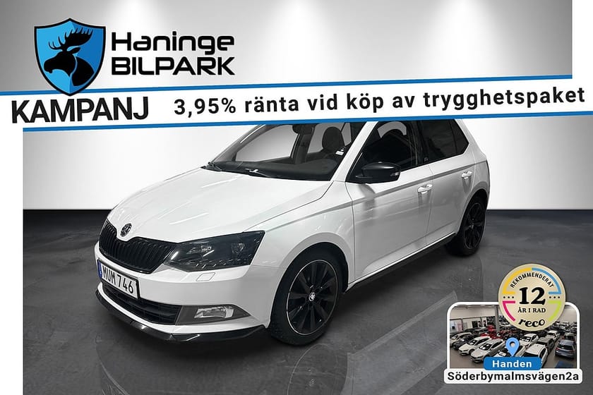 Bild 1 av Škoda Fabia Skoda 1.2 TSI MONTE CARLO SUPERDEAL 3.95% / PANORAMA / PDC 1