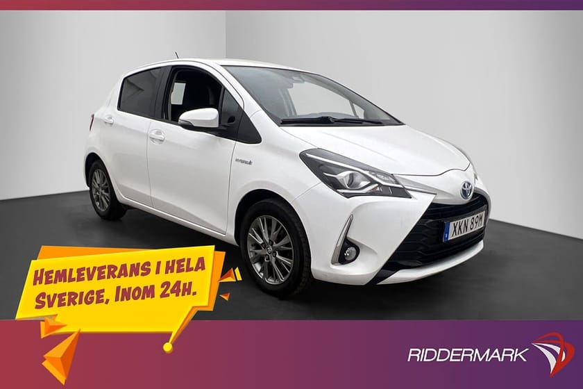 Bild 1 av Toyota Yaris Hybrid e-CVT 101hk Active Kamera Farthållare