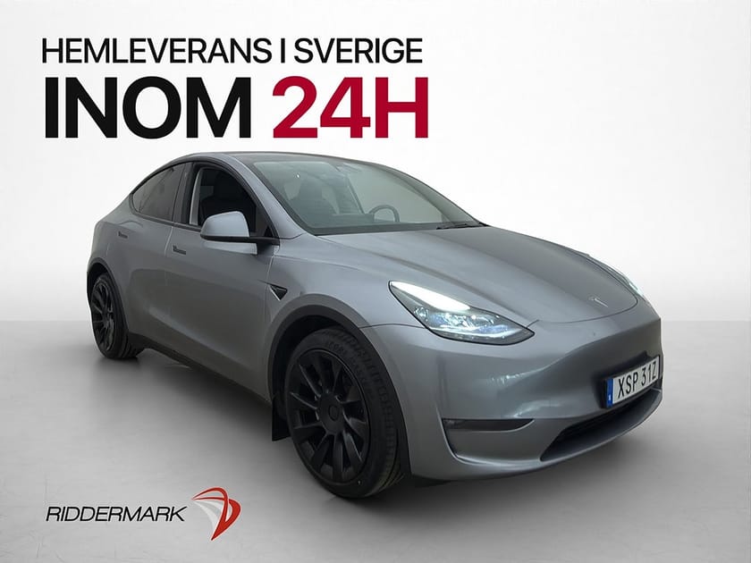 Bild 1 av Tesla Model Y Long Range AWD Pano AP Dragkrok MOMS Sv.Såld