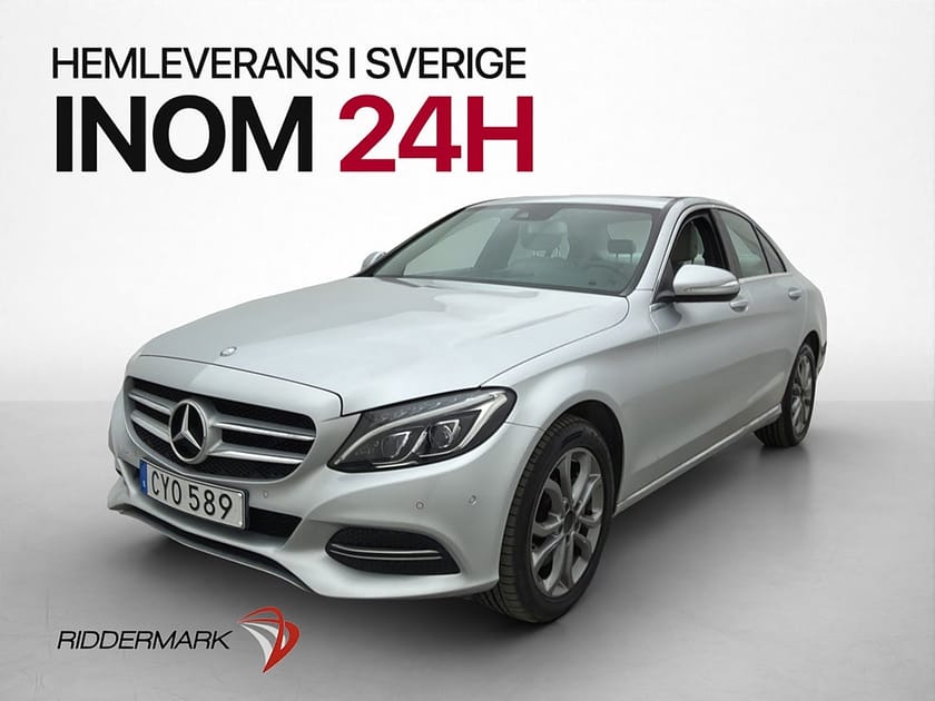 Bild 3 av Mercedes-Benz C 250 d BlueTEC 4MATIC 4M Avantgarde Läder Nav Sensorer Drag