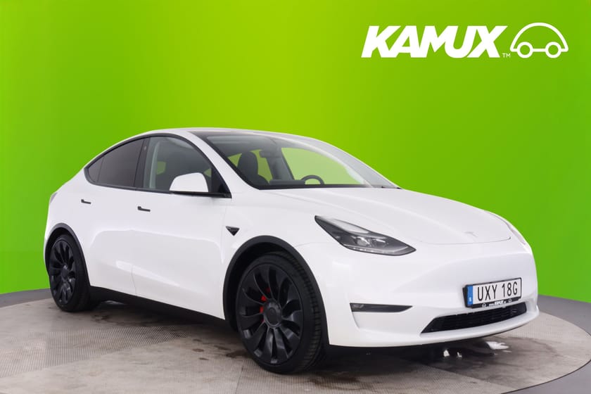 Bild 1 av Tesla Model Y Performance 534hk Drag Pano Kolfiber Moms
