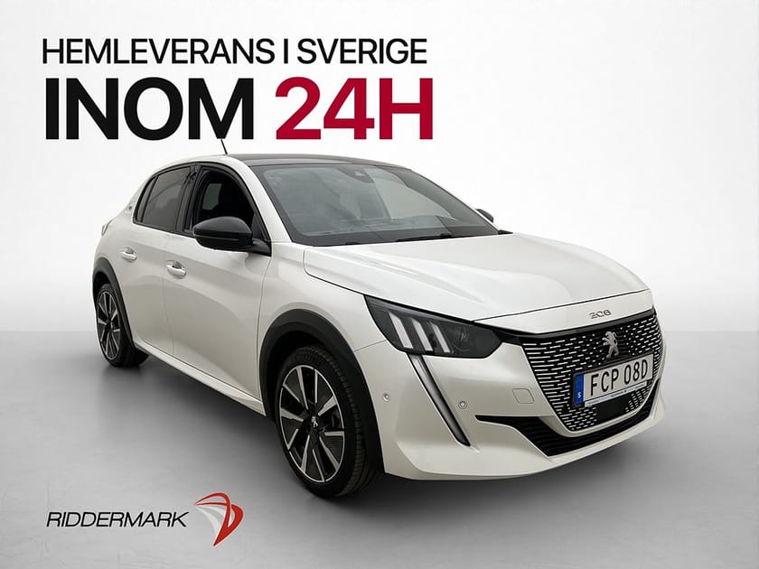 Bild 4 av Peugeot e-208 136hk 50 kWh GT Kamera Navi CarPlay Halvskinn