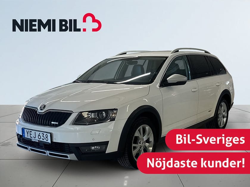 Bild 1 av Škoda Octavia Scout Skoda 2.0 TDI 4x4 Premium Drag Mvärme S&V-däck Canton Bkamera