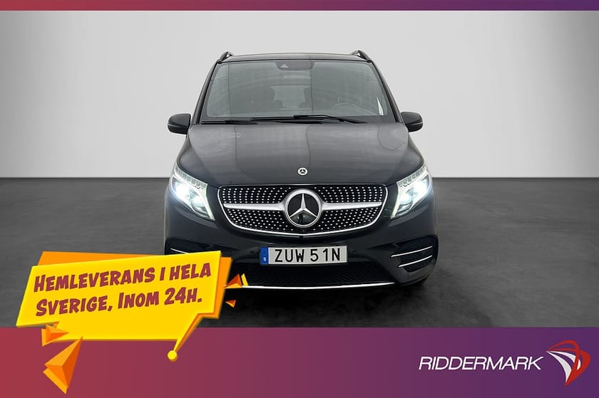 Bild 5 av Mercedes-Benz V 300d 4MATIC 3.1t 300 4M AMG FirstClass Värm Pano El-Dörr Burm