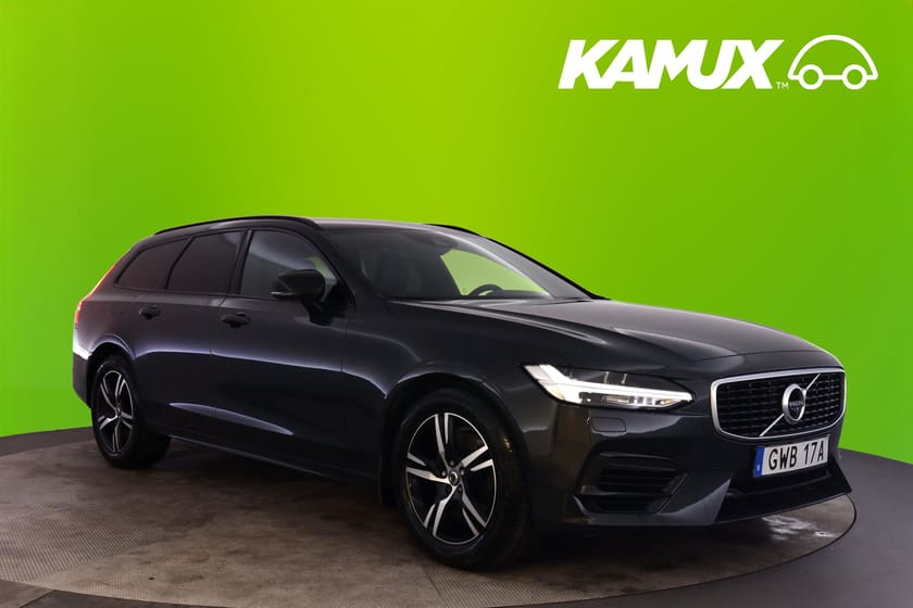 Bild 1 av Volvo V90 Recharge T8 AWD R-Design Luftfjäd 360 HuD GPS H/K Drag 392hk