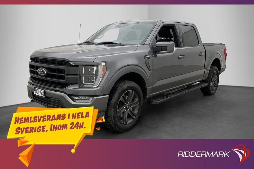 Bild 3 av Ford F-150 SuperCrew Lariat Sport 5.0 406HK Cockpit Drag B&O Pano Moms