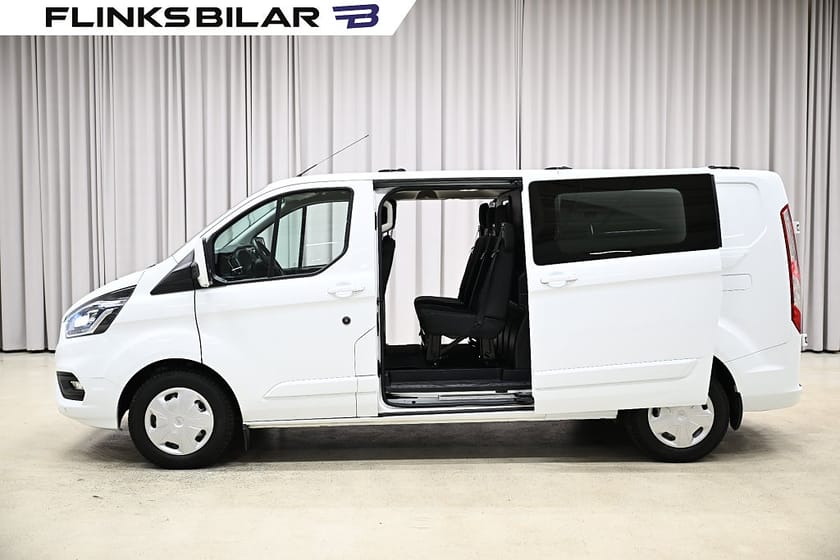 Bild 1 av Ford Transit Custom 340 Crew Van 170HK Automat|Dubbelhytt|LED|Inredd|EnÄgare|Moms