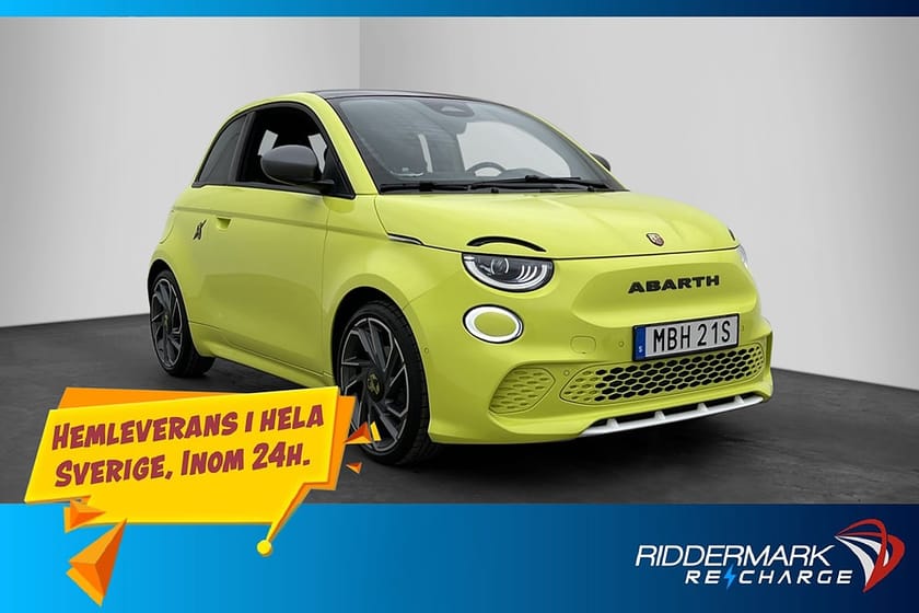 Bild 1 av Abarth 500e E42 KWh Scorpionissima 155hk Pano JBL Kamera Navi
