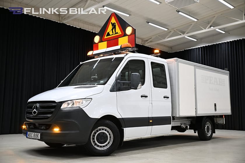 Bild 1 av Mercedes-Benz Sprinter 316 CDI Chassi Crew Cab 163HK 7G+ Automat|Dubbelhytt|Långkåpa|Leasbar