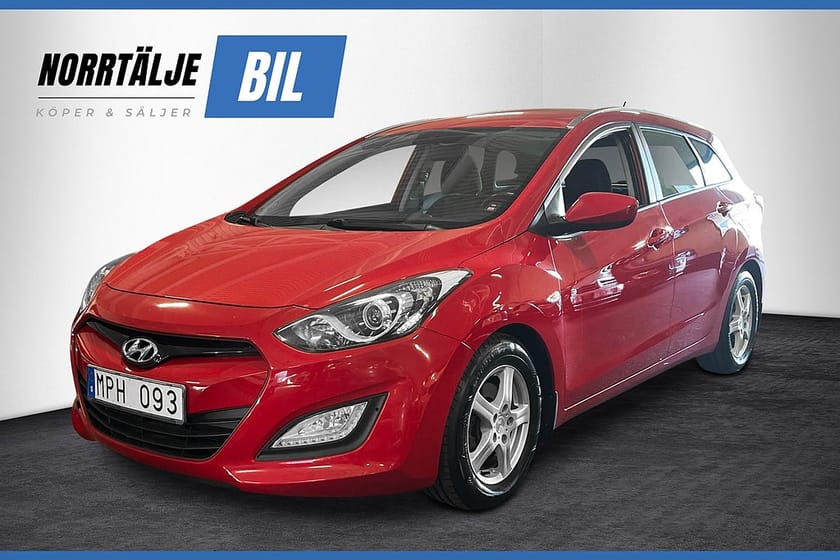 Bild 1 av Hyundai i30 Kombi 1.6 110 HK MOTORVÄRMARE & KUPÉUTTAG NYSERV NYBES