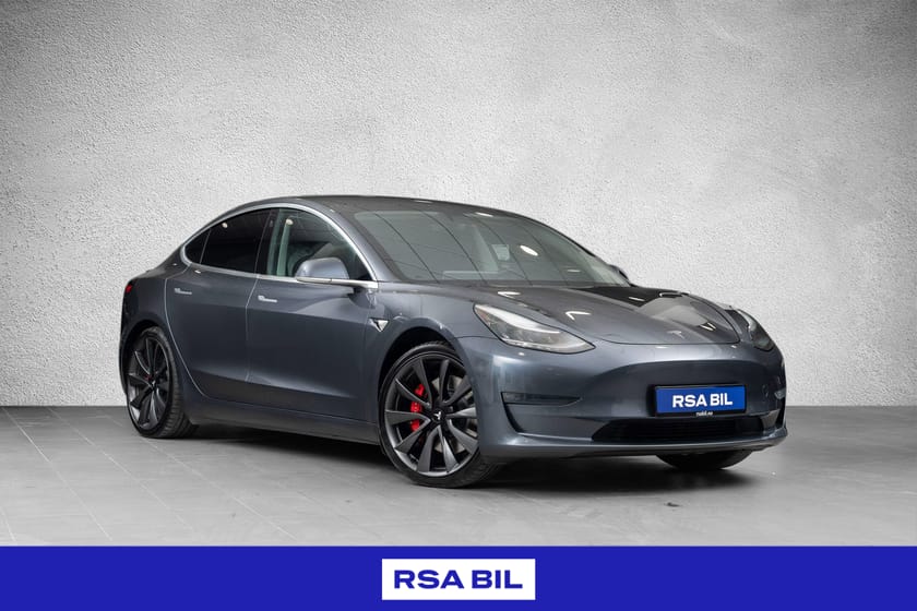 Bilde 1 av Tesla Model 3 Performance AWD/Garanti/Innbytte