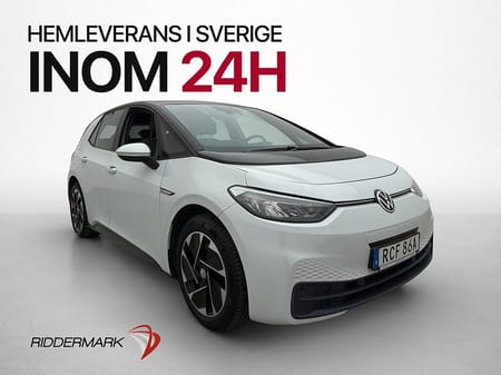 Volkswagen ID.3 Pro Performance Navi CarPlay Värmare MOMS
