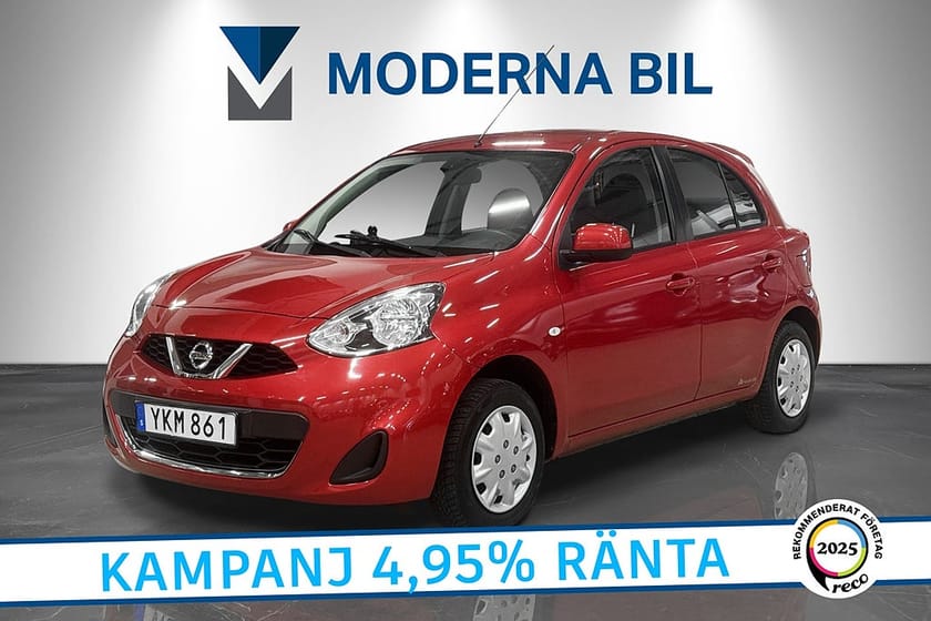 Bild 1 av Nissan Micra 1.2 CVT Automat 80hk Bluetooth Fullservad