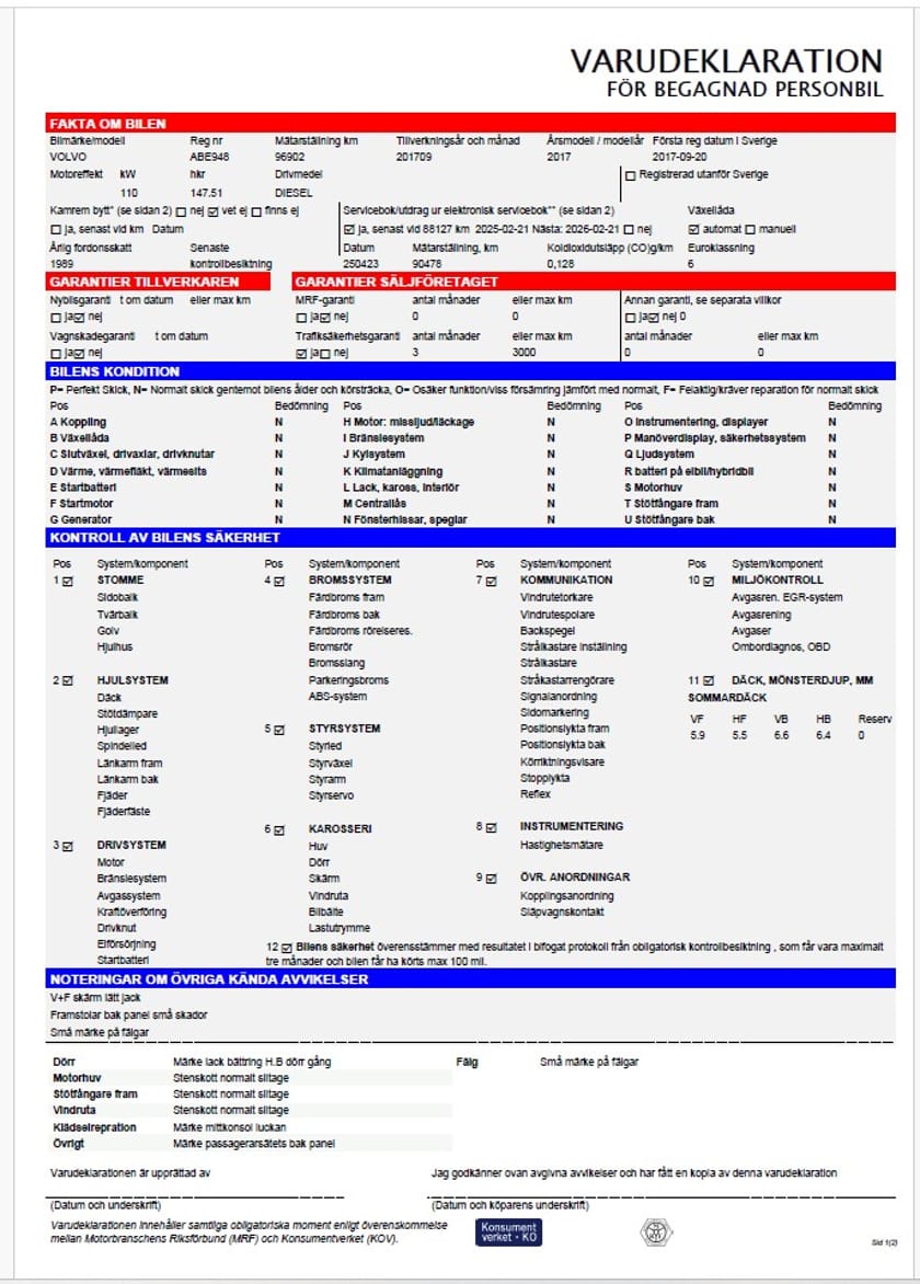 Bild 2 av Volvo V90 D3 AWD Inscription | Mörkton | Navi | Drag | BLIS