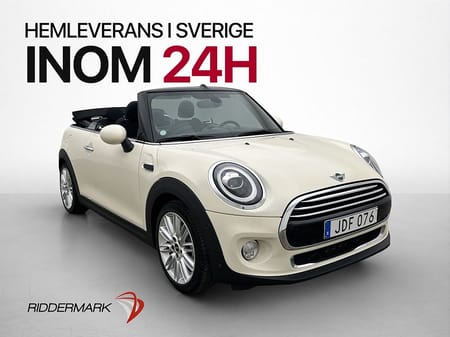 MINI Cooper Convertible Cabrio 136hk P-sensor Halvskinn Farthållare