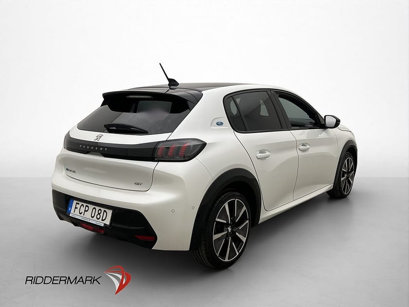 Bild 5 av Peugeot e-208 136hk 50 kWh GT Kamera Navi CarPlay Halvskinn