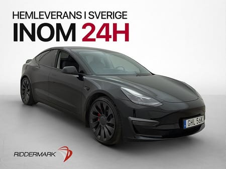 Tesla Model 3 Performance MOMS Autopilot Svensksåld