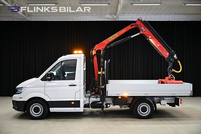 Bild 1 av MAN TGE Chassi 3.5t 163HK Flak|Kranbil|Palfinger|3.5ton-drag|Lågmil|Leasbar