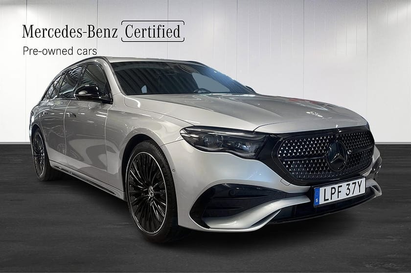Bild 2 av Mercedes-Benz E 300 d e 4MATIC T de AMG Adv+ Airmatic Drag Night Package Moms