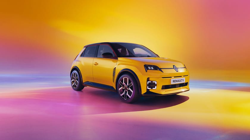 Nya Renault 5 E-Tech electric bakgrundsbild