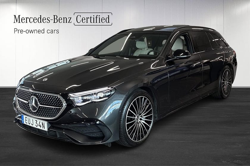 Bild 1 av Mercedes-Benz E 300 de 4MATIC T 9G-Tronic AMG Line Pano Drag Burmester