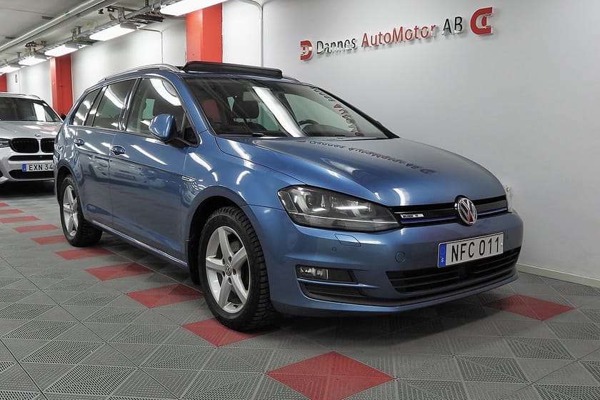 Bild 5 av Volkswagen Golf Sportscombi 1.4 TGI Värmare Pano Drag SoV Hjul Pluspaket Nybesikt Ränta fr 1