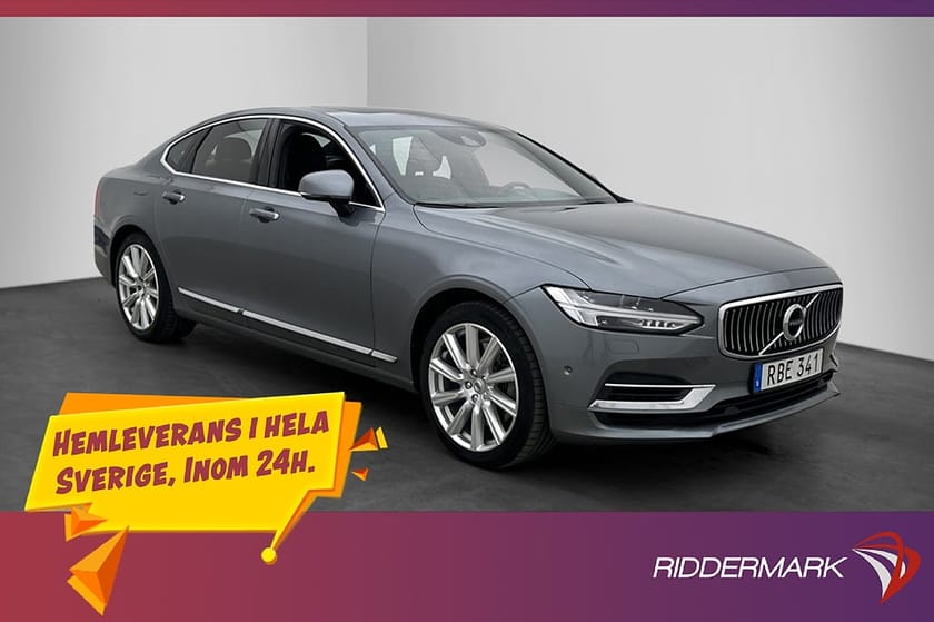 Bild 1 av Volvo S90 T8 AWD Inscription Taklucka VOC Kamera Skinn Drag