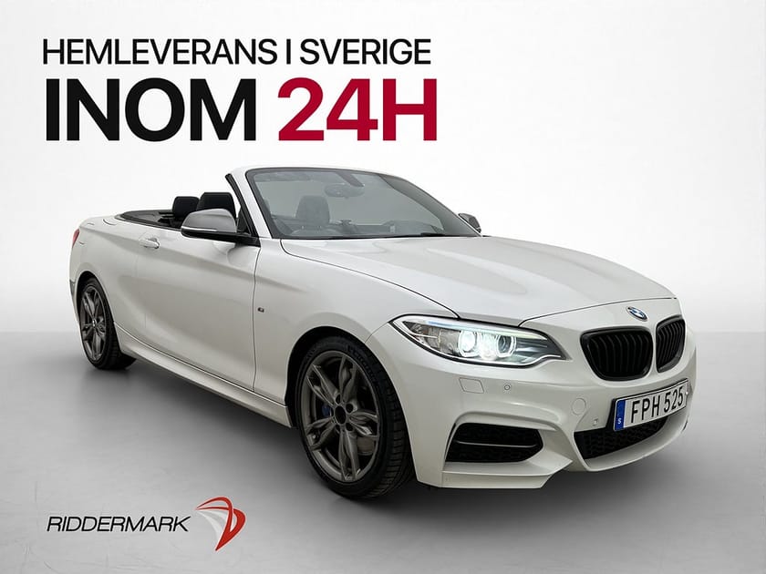Bild 3 av BMW M235i Convertible 326hk Sportbromsar Navi H/K Sv.Såld