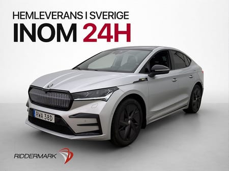 Škoda Enyaq Coupé RS iV Skoda AWD Pano Crystal-Face Skinn Drag MOMS