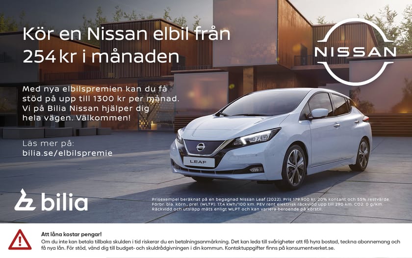 Bild 2 av Nissan Leaf N-Connecta 40kw/V-hjul 3,95% räntekampanj
