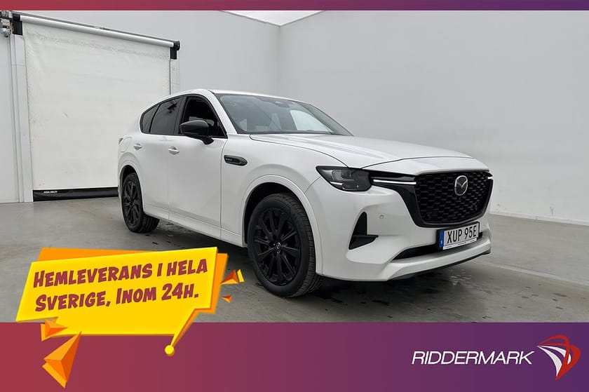 Bild 3 av Mazda CX-60 PHEV AWD Homura Pano BOSE Head up Drag 360 Skinn