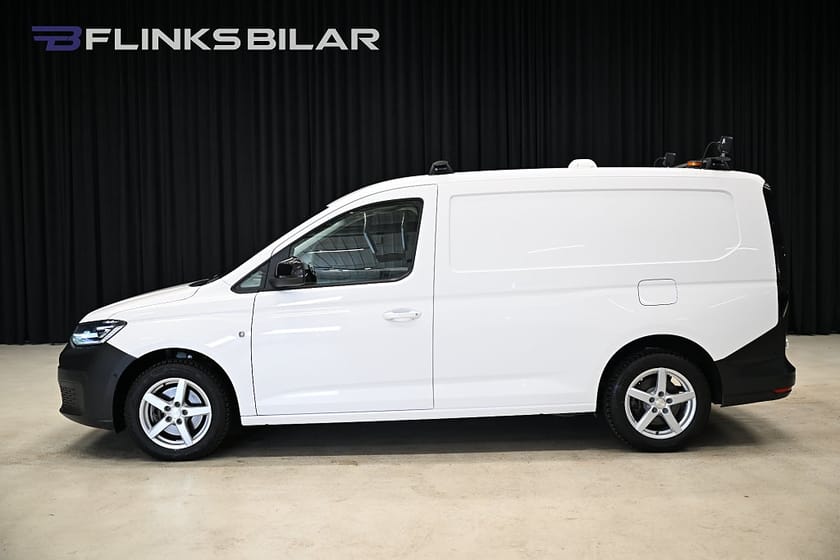 Bild 2 av Volkswagen Caddy Cargo Maxi DSG 122HK Servicebil|Inredd|Inverter|Uppvärmt-skåp|Moms