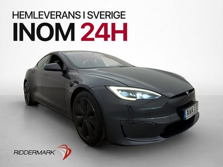 Tesla Model S AWD Svensksåld Luftfjädring Yoke MOMS