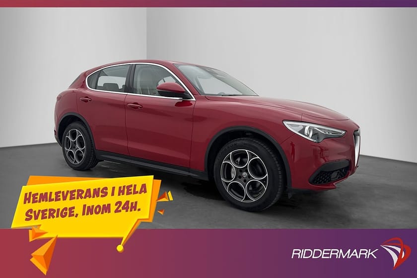 Bild 1 av Alfa Romeo Stelvio Turbo Q4 280hk AWD Navi Kamera Skinn Drag
