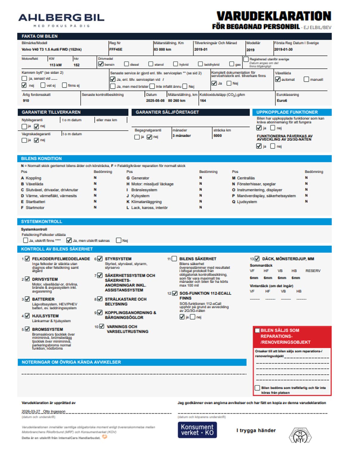 Volvo V40 2019 - miniatyr 15