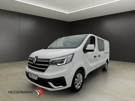Renault Trafic Skåpbil L2 Dubbelhytt Värmare LED Drag B-Kamera Moms