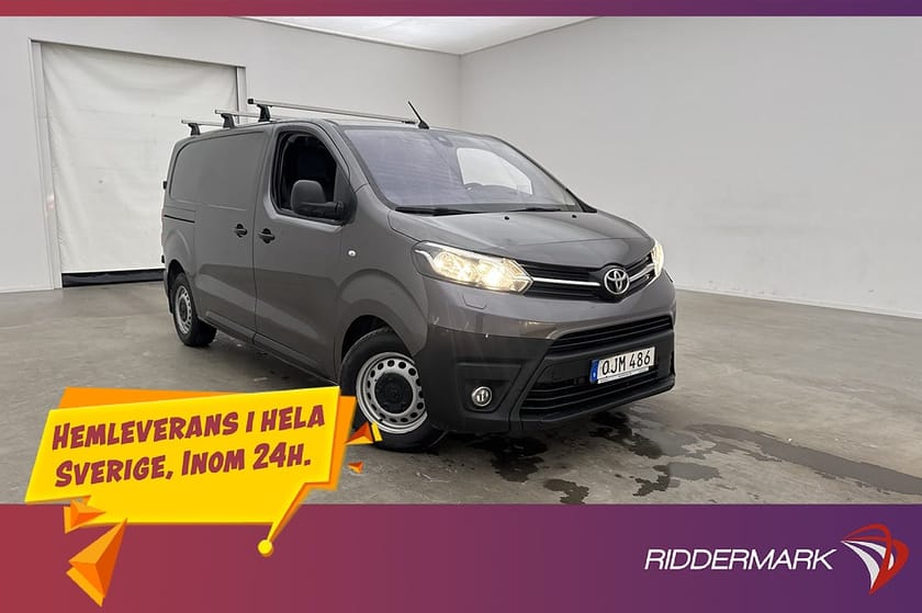 Bild 1 av Toyota Proace L2 2.0 Värmare HUD Dragkrok PDC 3-Sit V-Inredd