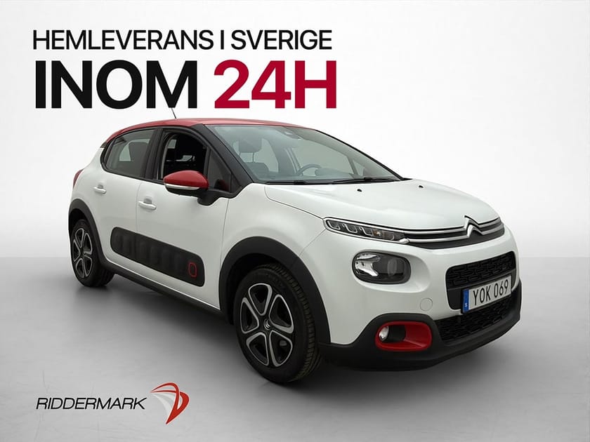 Bild 1 av Citroën C3 1.2 PureTech 83hk M&K-Värmare P-Sensorer CarPlay
