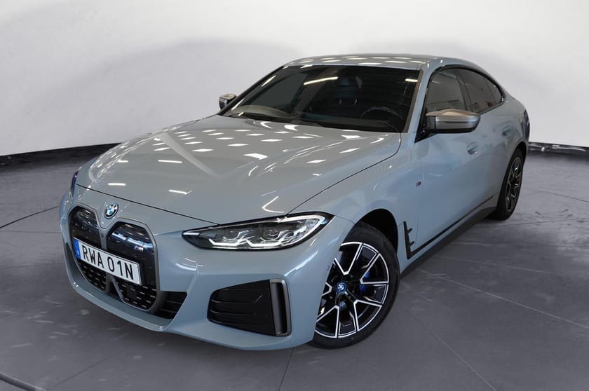 Bild 1 av BMW i4 M50 xDrive Gran Coupé Navi Adaptiv Farthållare Harman Kardon Rattvärme Drag