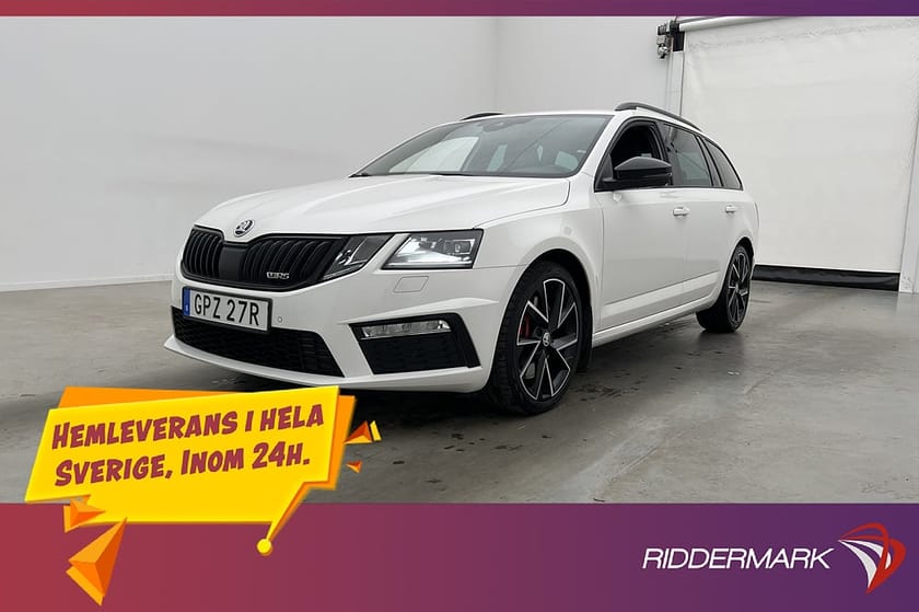 Bild 1 av Škoda Octavia Combi RS Skoda 2.0 TSI 245hk Premium Cockpit Canton Drag