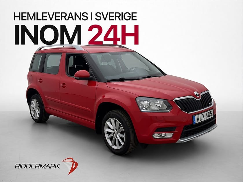 Bild 1 av Škoda Yeti Skoda TDI 105hk P-Sensorer Bluetooth 0.46 l/mil Drag