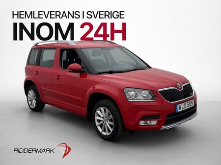Škoda Yeti Skoda TDI 105hk P-Sensorer Bluetooth 0.46 l/mil Drag